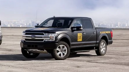 Tesla Cybertruck FORD LOSES F-150 ELECTRIC PICK UPS BATTERY SUPPLIER TO IMPORT BAN OVER IP ford-f-150-ev-prototy
