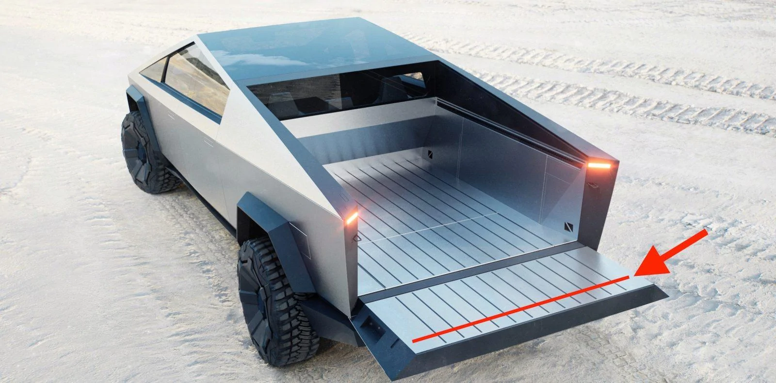 Tesla Cybertruck Elon Musk: Tesla Cybertruck update coming next quarter as it focuses on production currently Tesla-Cybertruck-gate-fliip-sto