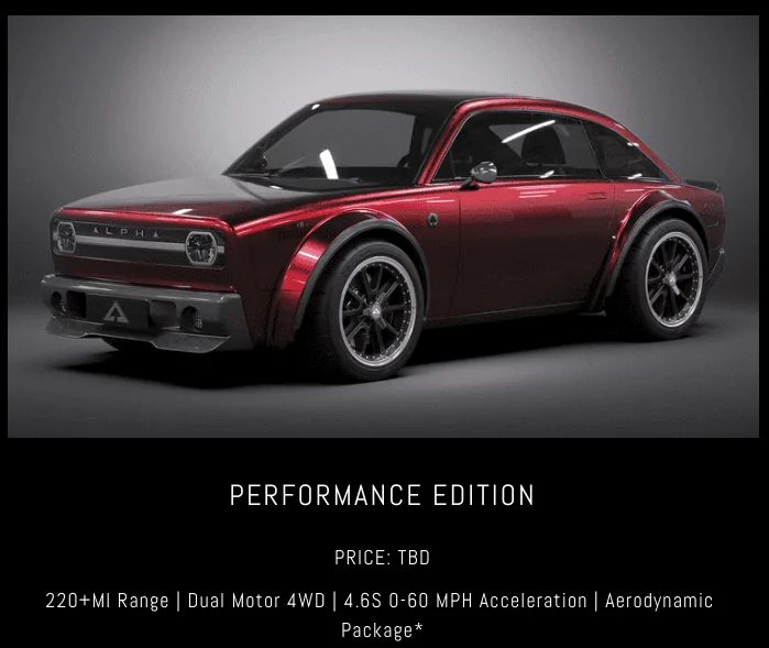 Tesla Cybertruck Alpha Wolf Truck and other Models coupe performanc