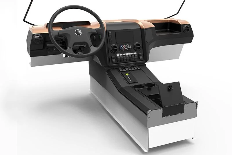 Tesla Cybertruck Minnesota startup sees a growing niche market for electric work trucks zeus-electric-truck-operator-controls
