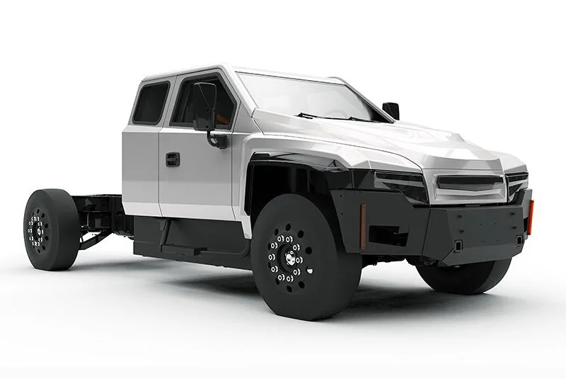 Tesla Cybertruck Minnesota startup sees a growing niche market for electric work trucks zeus-electric-truck-chassis