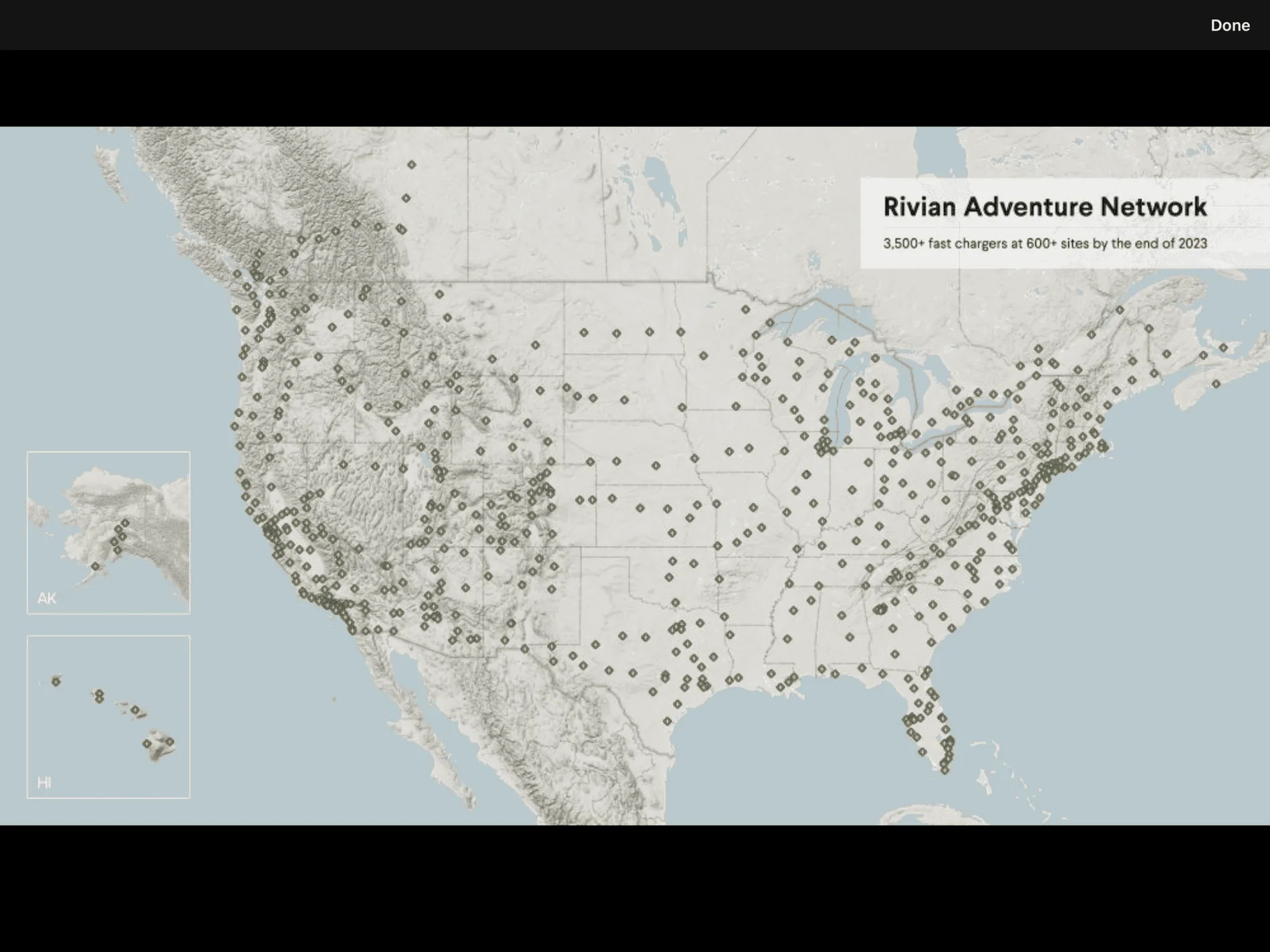 Tesla Cybertruck Charging Rivian .v. Tesla Maps 032597EC-46FB-4CD3-9BC5-1A2C475BE218