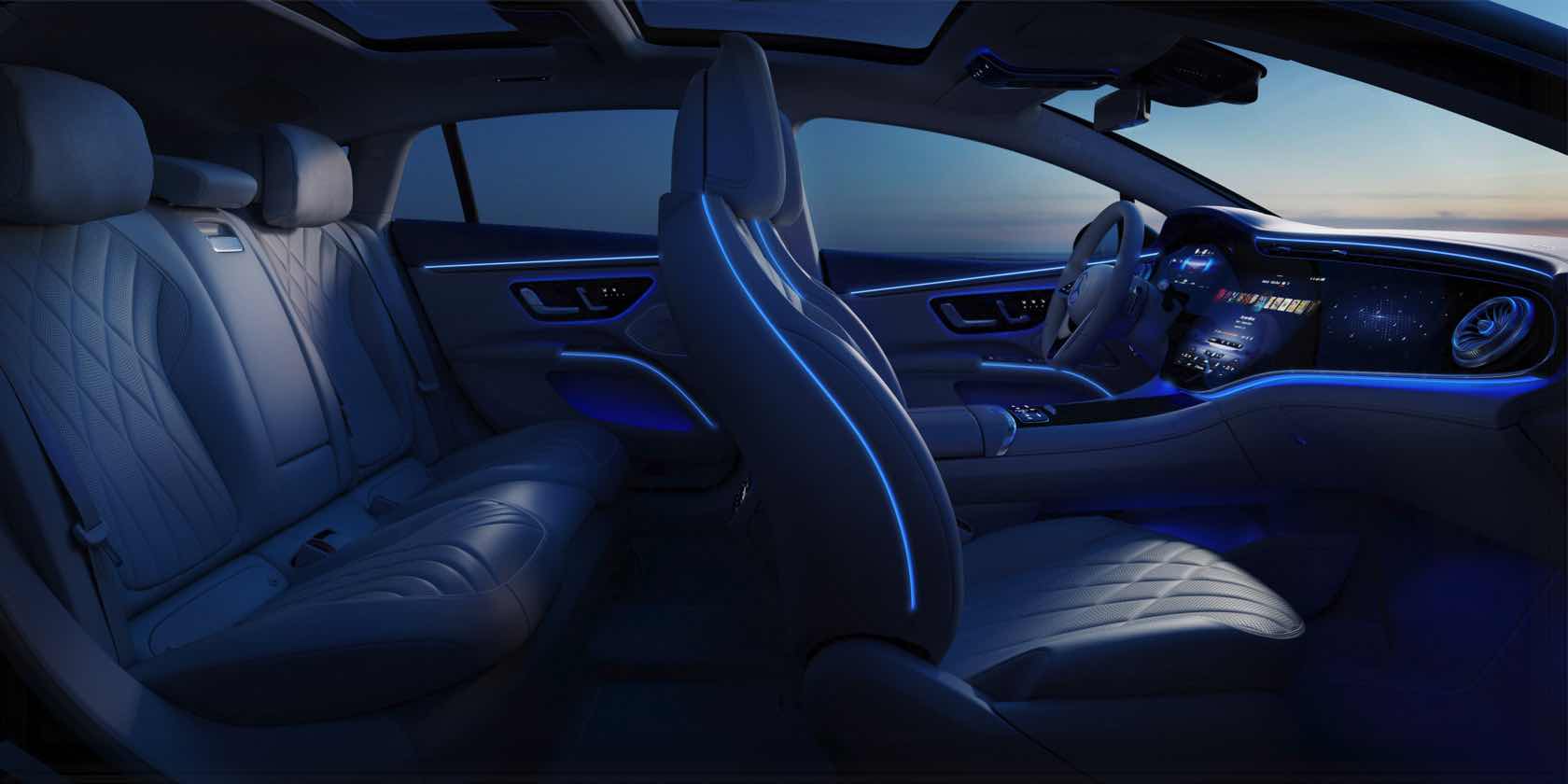 Tesla Cybertruck 2022 Mercedes-Benz EQS luxury EV: Brains and beauty are a potent combination 21C0195_006
