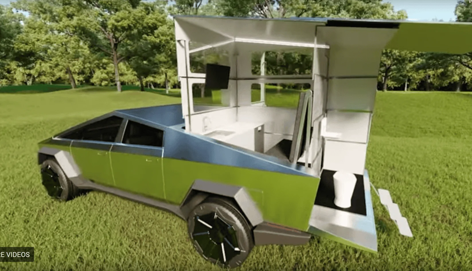 Tesla Cybertruck CyberLandr Camper / Overlander Concept for Cybertruck [$150M reservations as of 2/24/23] 1617722820893