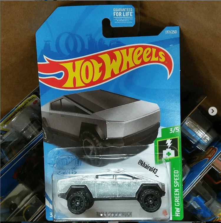 Tesla Cybertruck Cybertruck Hot Wheels 1:64 Die-Cast 1618167119539