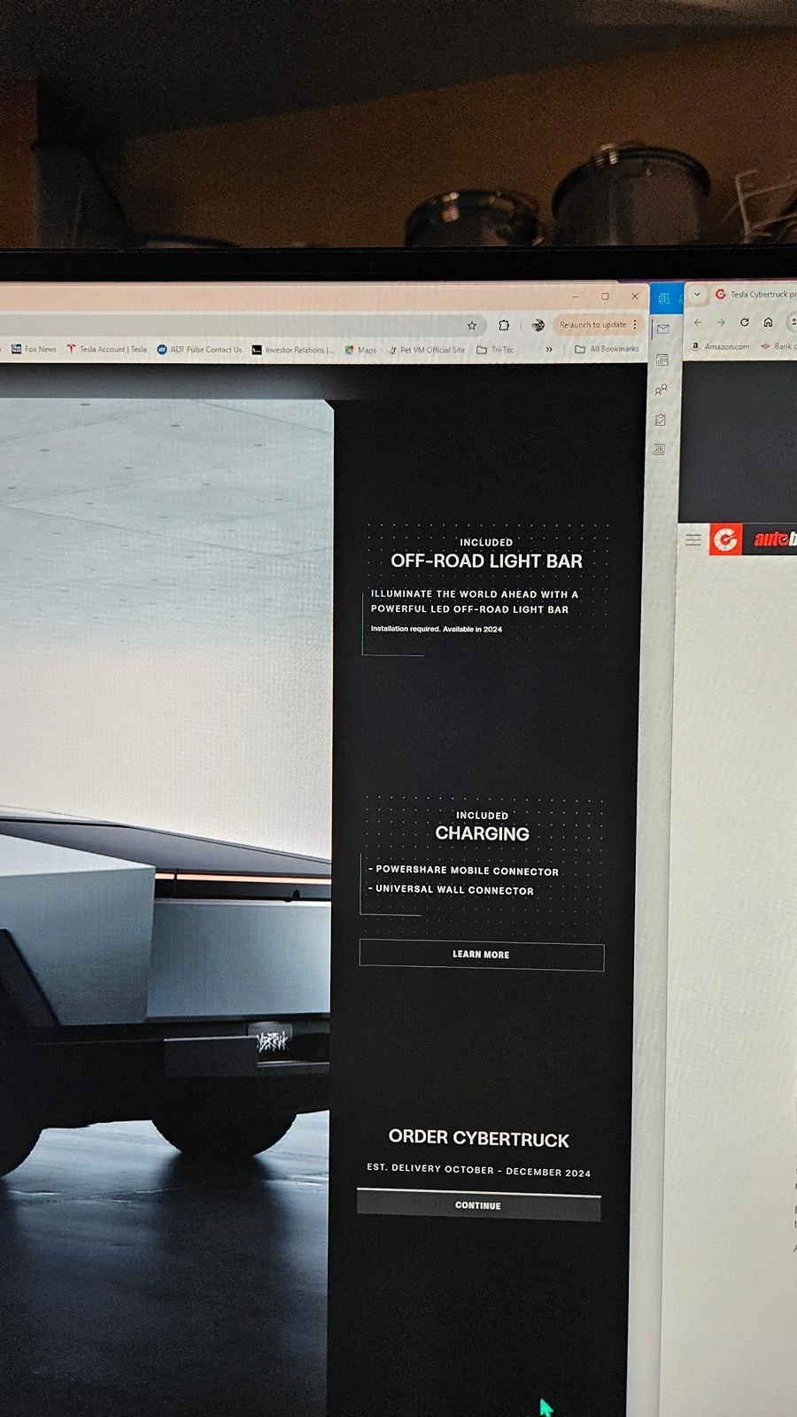 Tesla Cybertruck Do I order the Foundation Beast or wait? My order number was in the 114xxxx's. Can I wait , should for all the bugs to be fixed or just do it? 20240607_174608