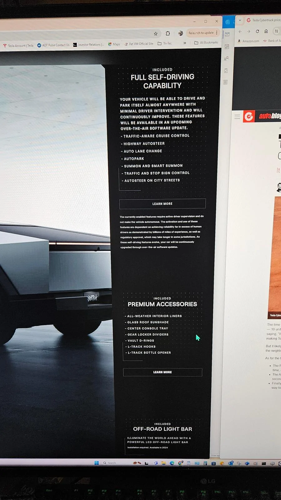 Tesla Cybertruck Do I order the Foundation Beast or wait? My order number was in the 114xxxx's. Can I wait , should for all the bugs to be fixed or just do it? 20240607_174559