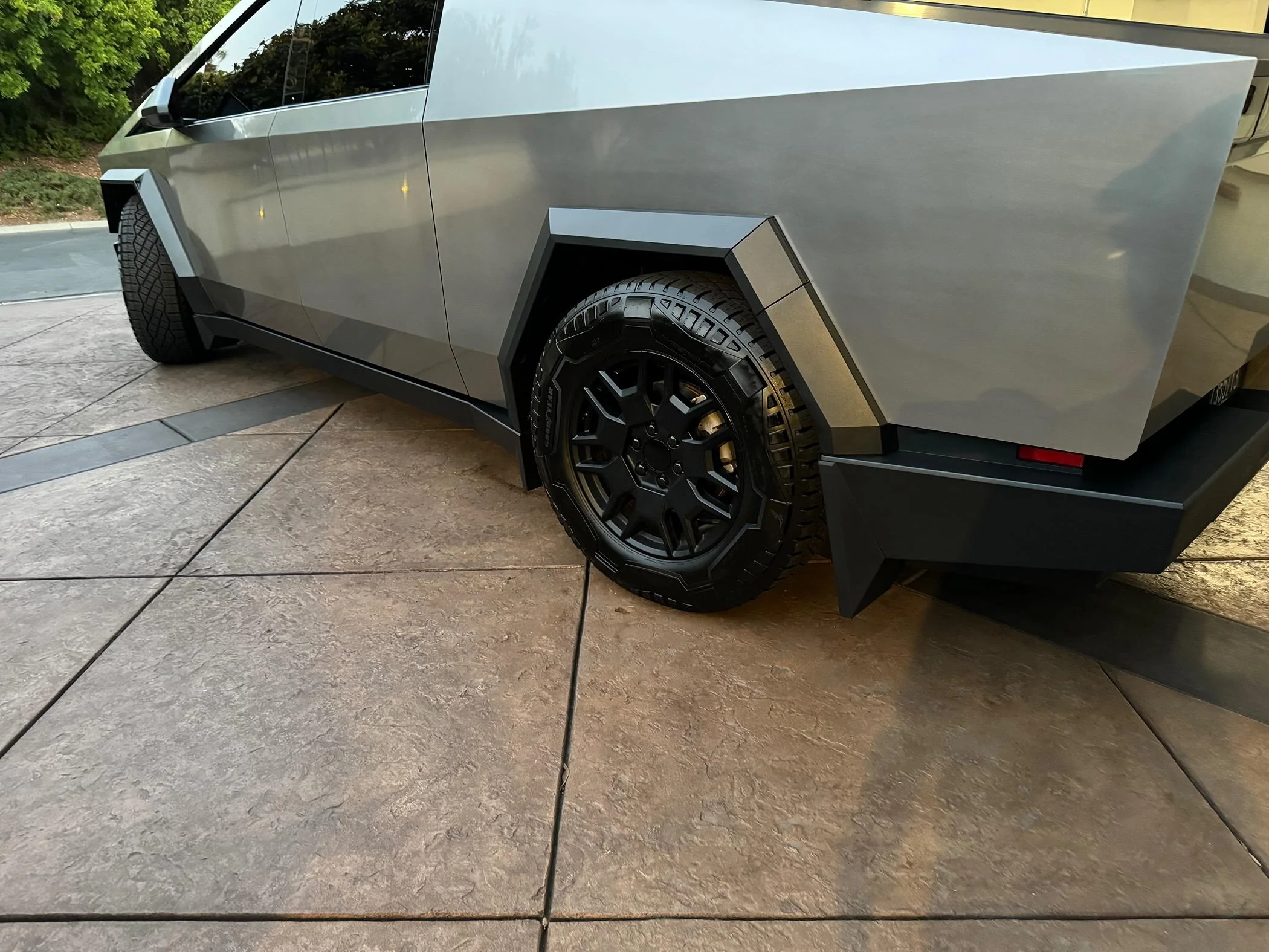 Tesla Cybertruck Tesla Mud Flaps - installed pics photos IMG_1319