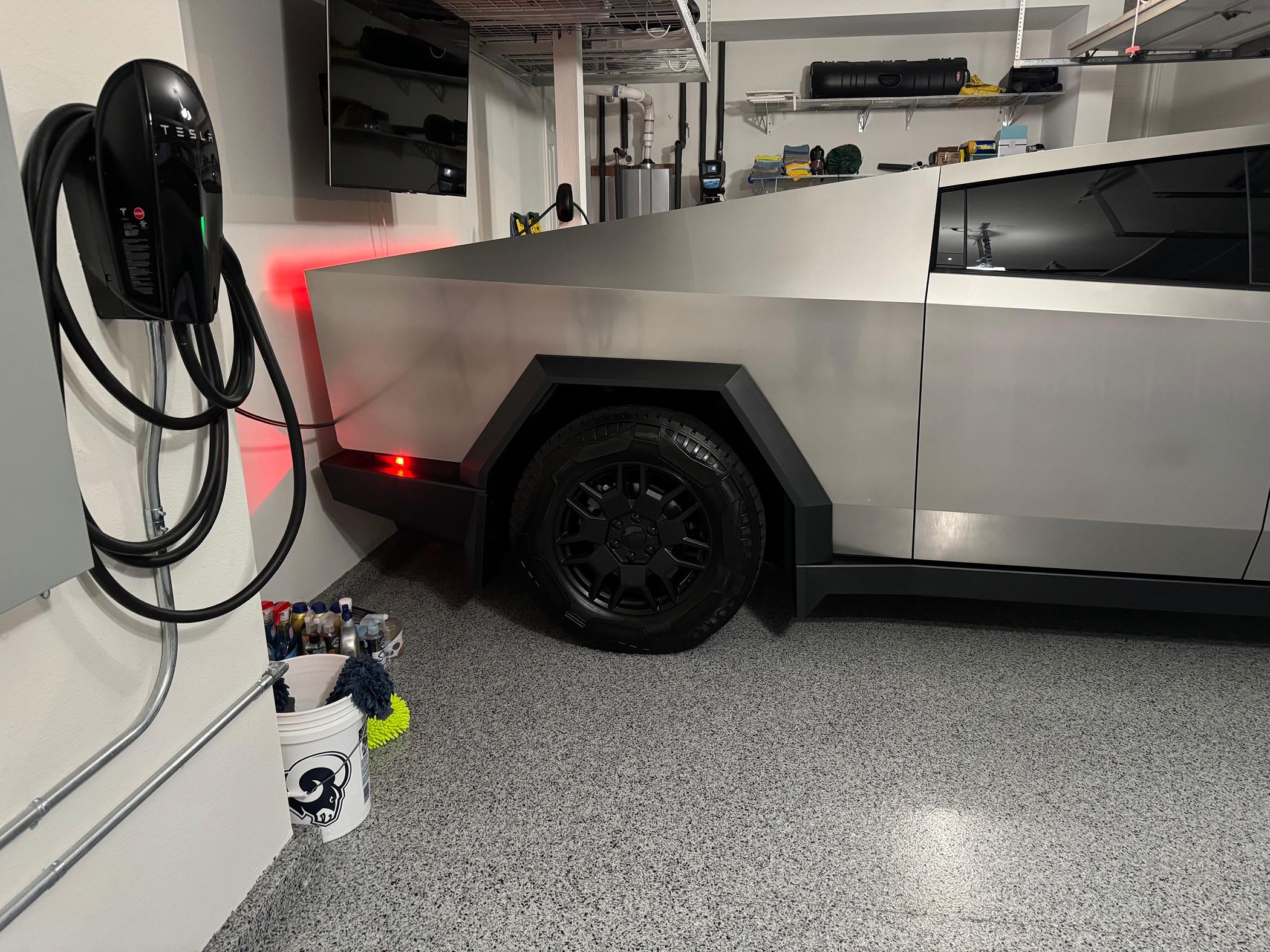 Tesla Cybertruck Tesla Mud Flaps - installed pics photos IMG_1320
