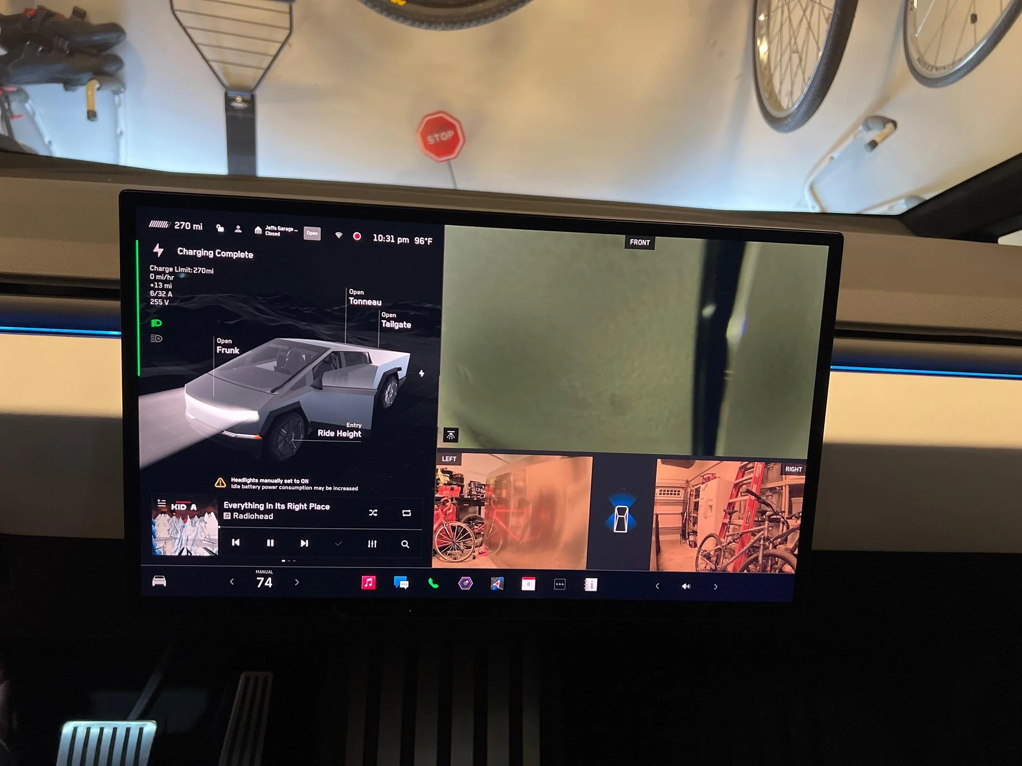 Tesla Cybertruck Does it fit in the garage? imag