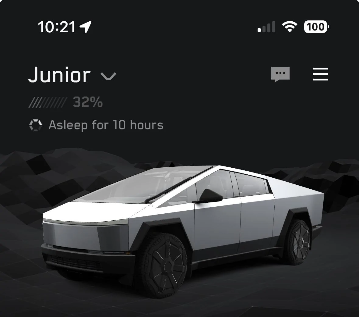 Tesla Cybertruck Software update 2024.20.1 -- AUTO HVAC improvements for hot weather. The A/C cools down the cabin faster, and maintains comfort at lower noise levels. 1717944559640-37