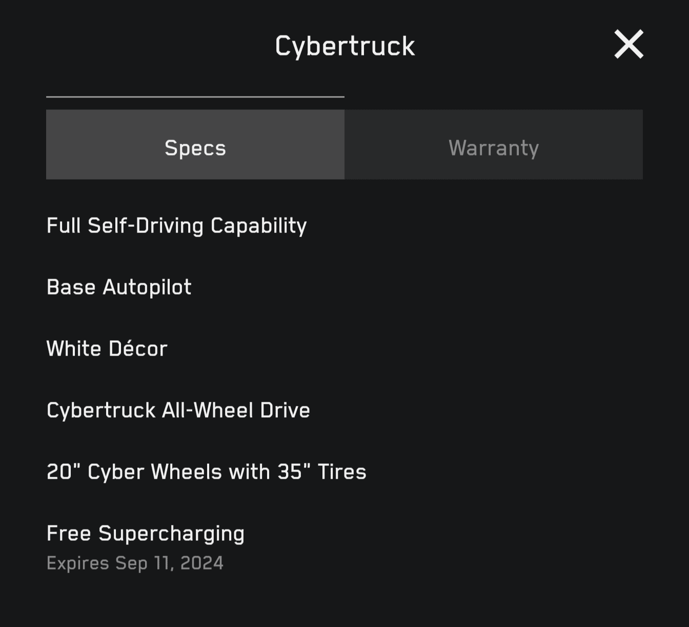 Tesla Cybertruck Am I getting free supercharging or am I an idiot? Screenshot_20240609-164912