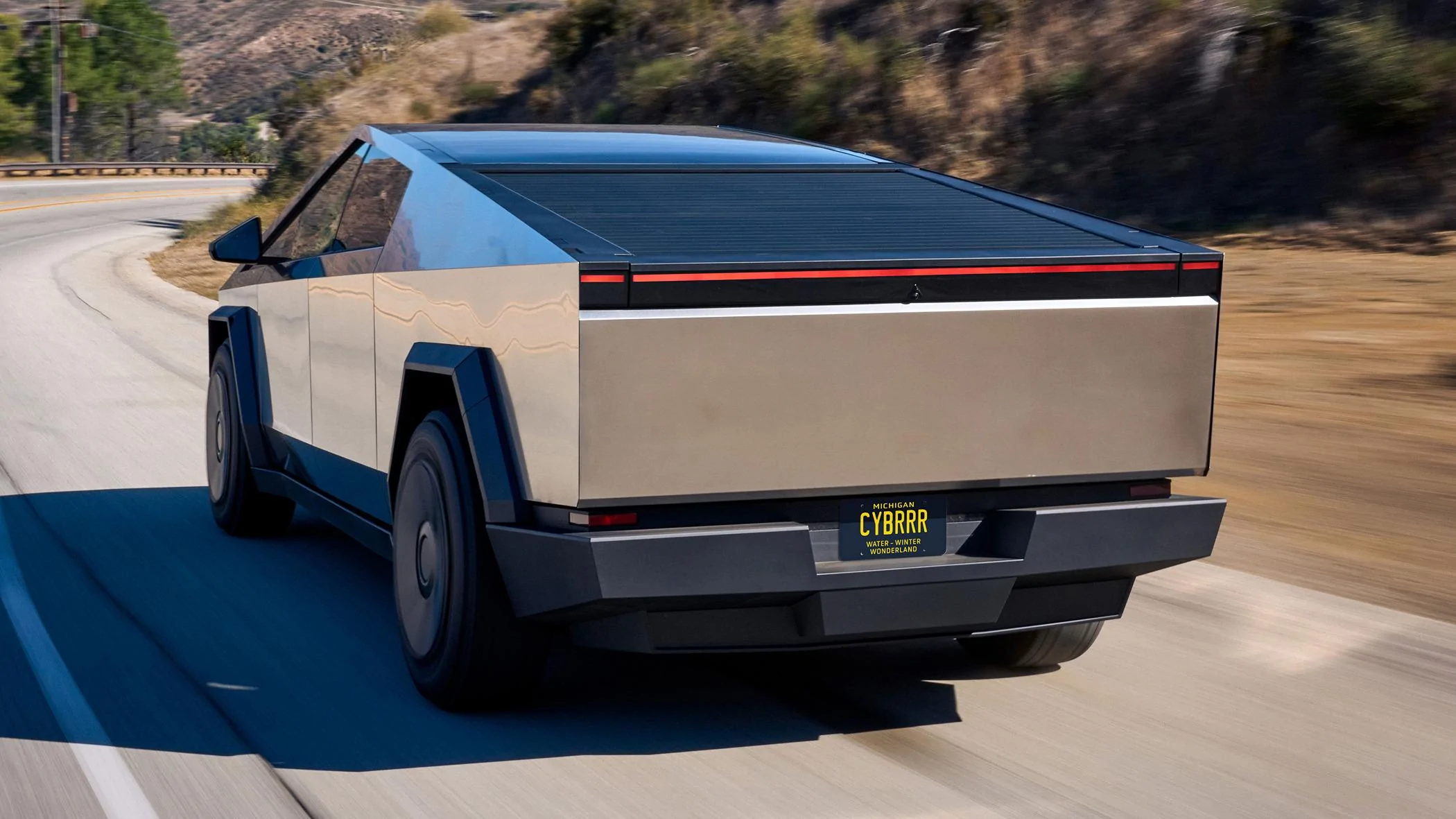 Tesla Cybertruck Custom license plate / vanity plate name for your Cybertruck? CYBRRR