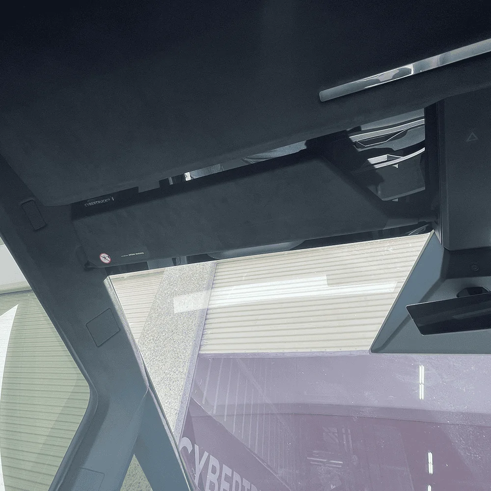 Tesla Cybertruck CYBERTRUCKco Visor extensions launched today! cybertruckco-cybertruck-visor-extensions-3