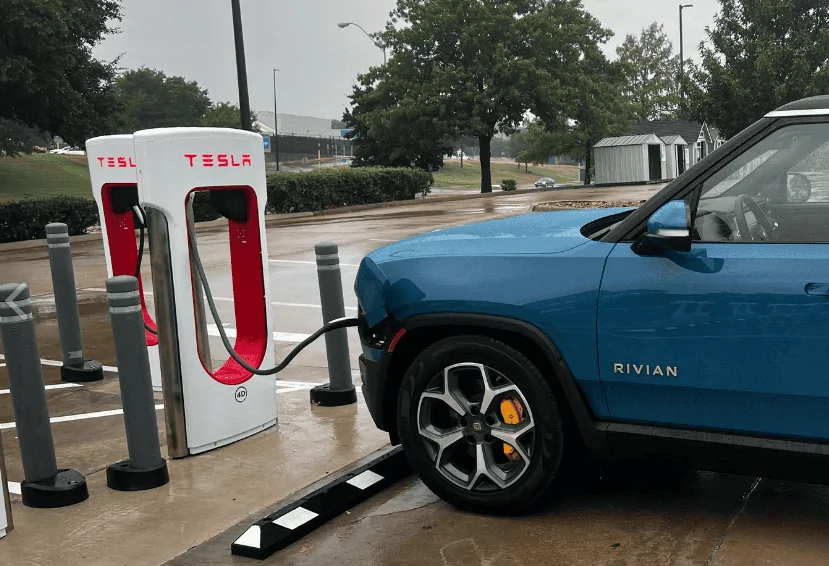 Tesla Cybertruck Tones of V4 Supercharger Working In Progress 1718129400373-8n