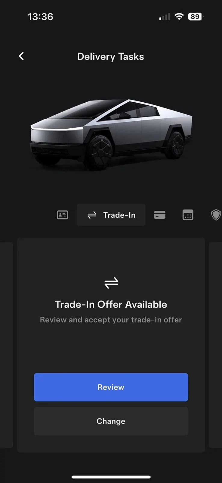 Tesla Cybertruck Just received trade in offer - Is CT VIN imminent? IMG_1793