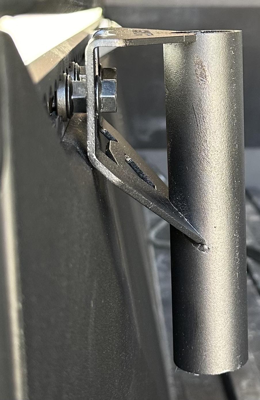 Tesla Cybertruck Flag Pole Holder IMG_0706