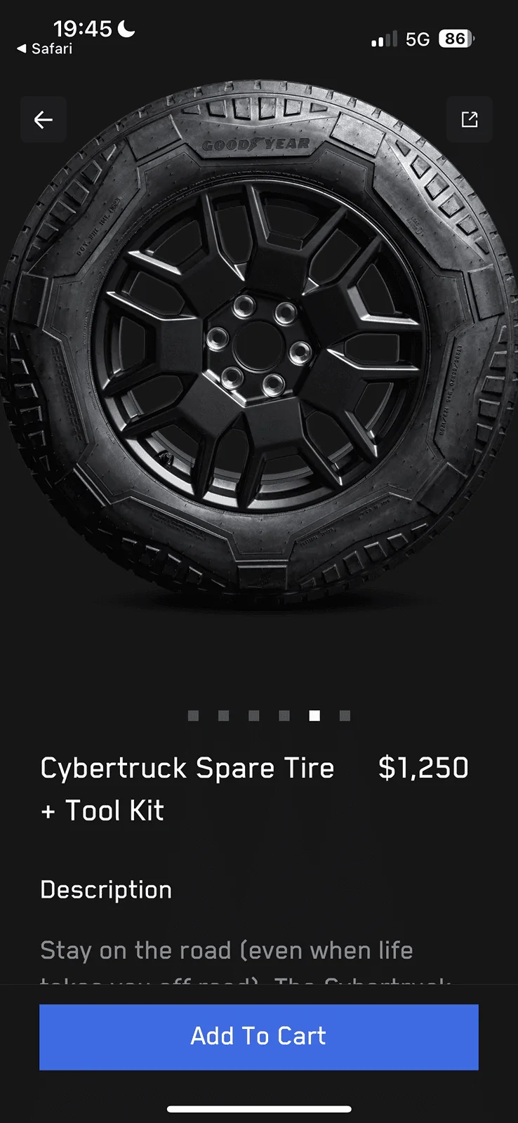 Tesla Cybertruck Has anyone received the spare tire kit yet? IMG_3794