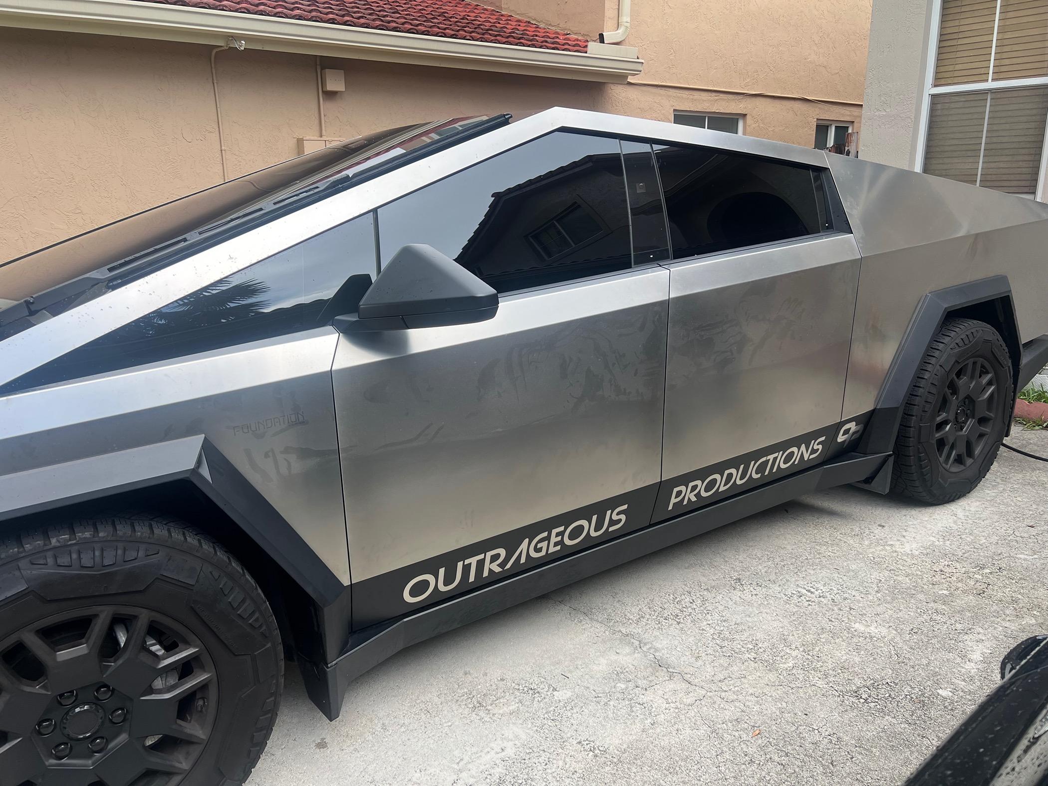 Tesla Cybertruck Simple branding. IMG_3660