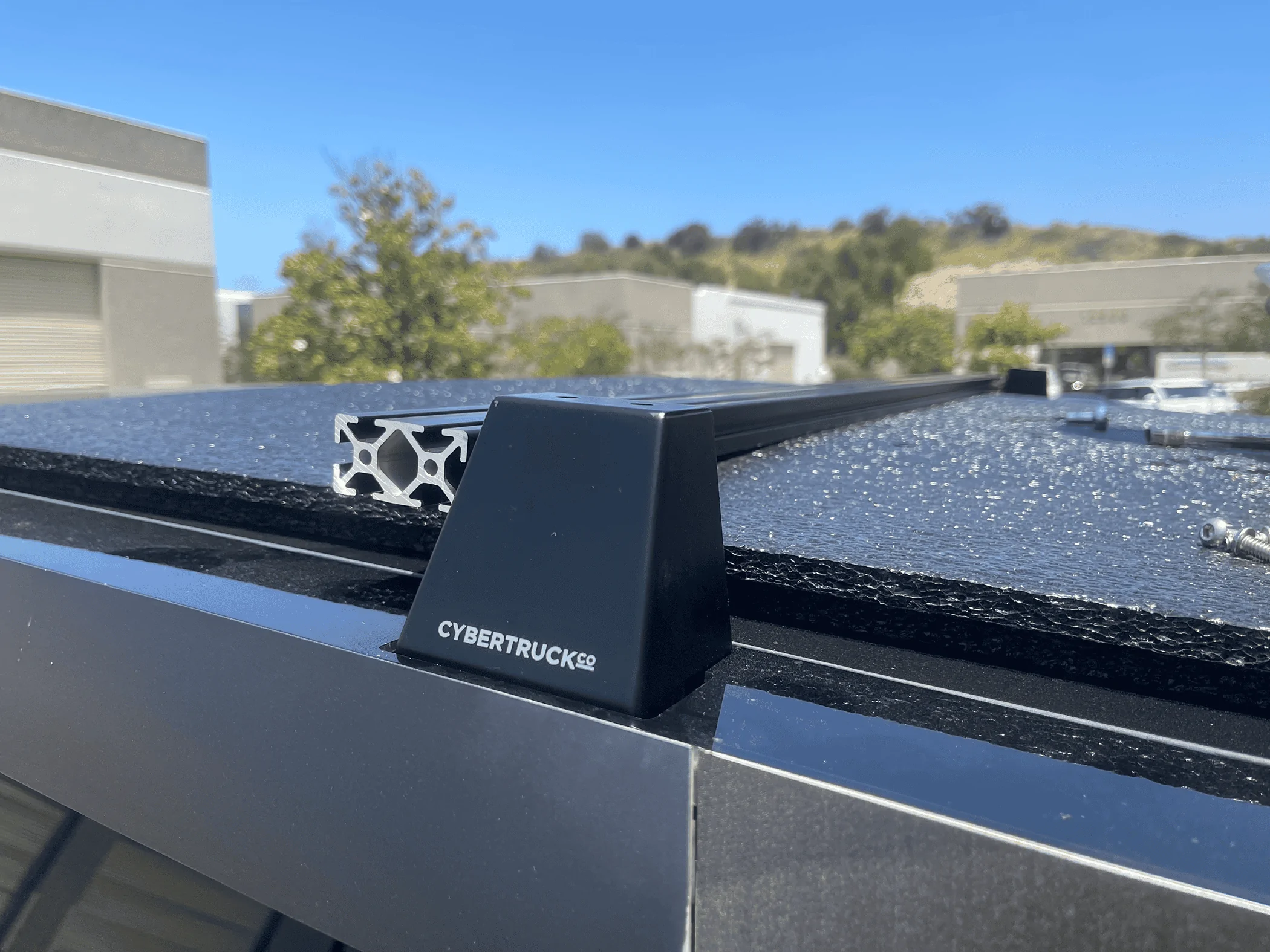 Tesla Cybertruck NEW PRODUCT LAUNCH: CYBERTRUCKco Light-duty crossbars available now tempImageZTO8C9