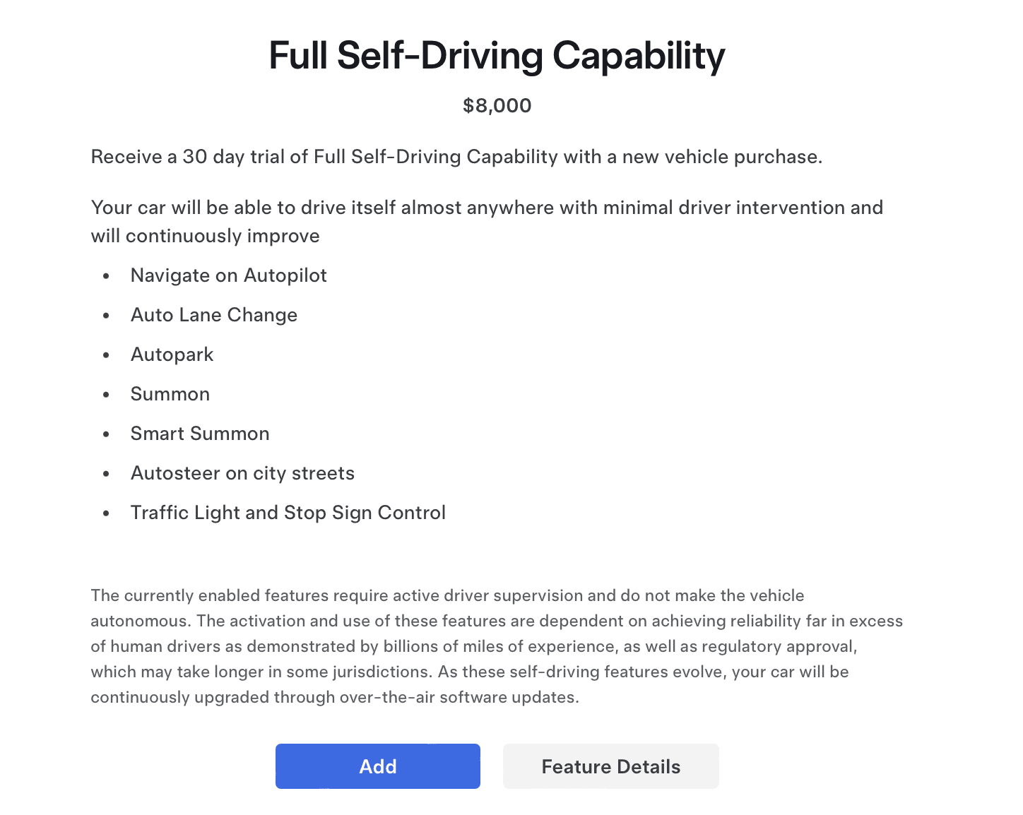Tesla Cybertruck What does "Full Self-Driving Capability" mean in the order? Screenshot 2024-06-12 at 6.24.34 PM
