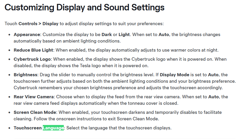 Tesla Cybertruck CT system language change 1718291520082-rk