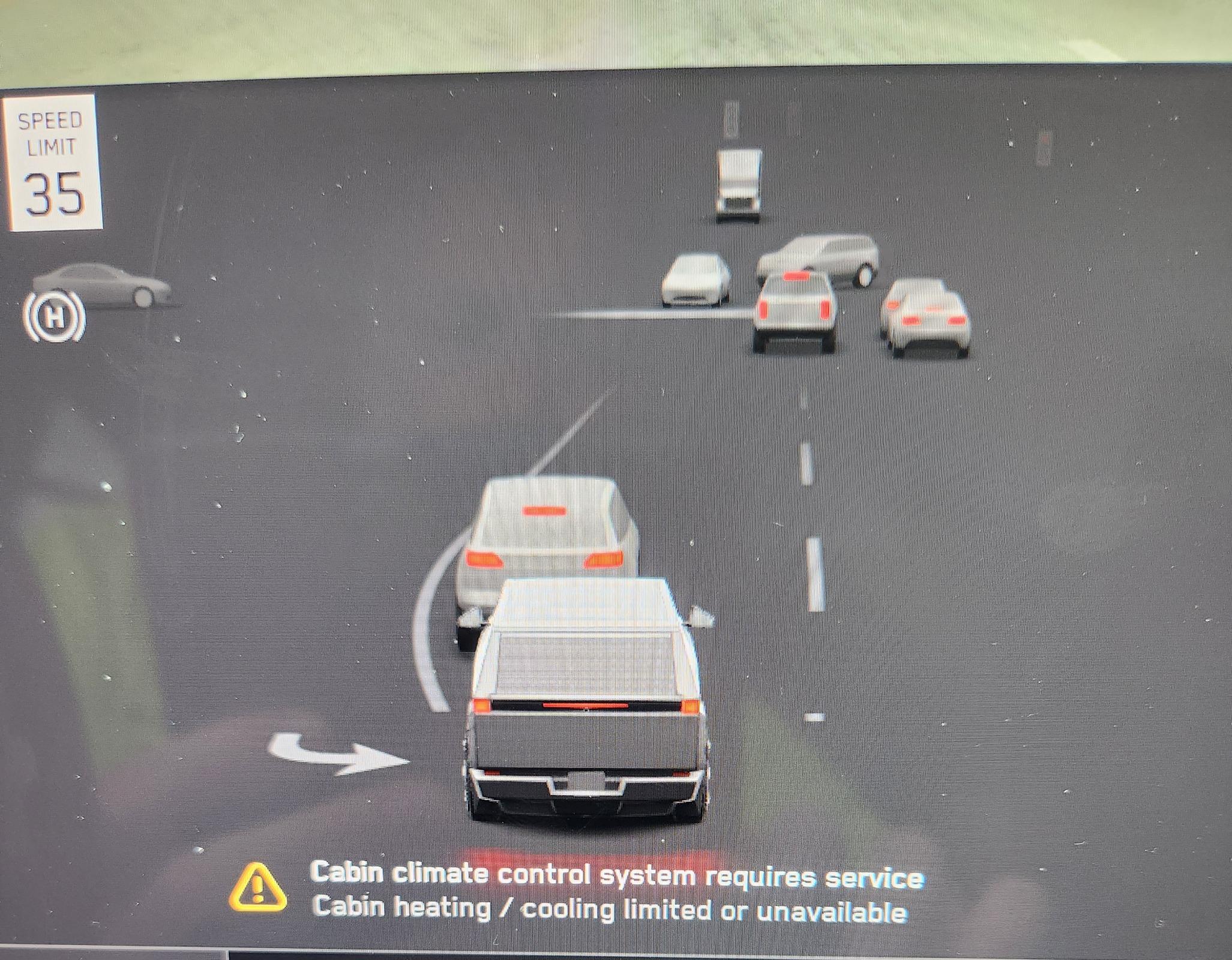 Tesla Cybertruck HVAC Broken - Stopped Cooling 20240613_143143