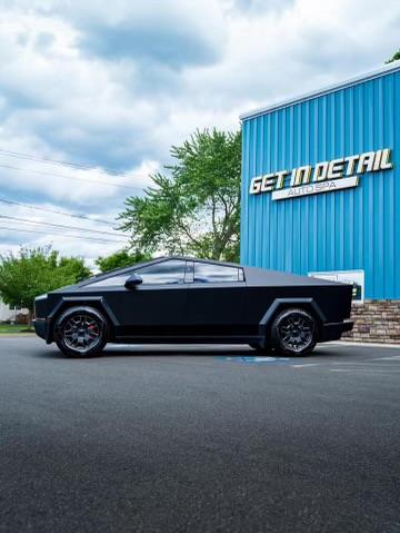 Tesla Cybertruck BLACK Vinyl Wrap & PPF Cybertruck -- Photos & Videos IMG_2176