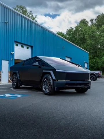 Tesla Cybertruck BLACK Vinyl Wrap & PPF Cybertruck -- Photos & Videos IMG_2179