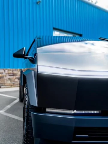 Tesla Cybertruck BLACK Vinyl Wrap & PPF Cybertruck -- Photos & Videos IMG_2180
