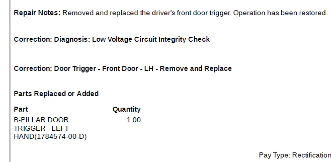 Tesla Cybertruck Left rear passenger door no longer opens using the exterior switch 1718328972886-09