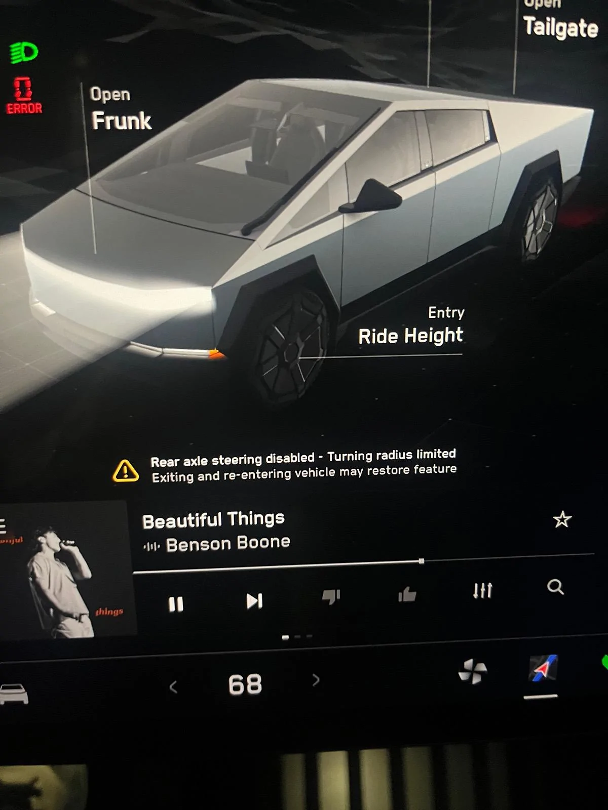 Tesla Cybertruck 32 hours in and a tow truck is on its way IMG_4217