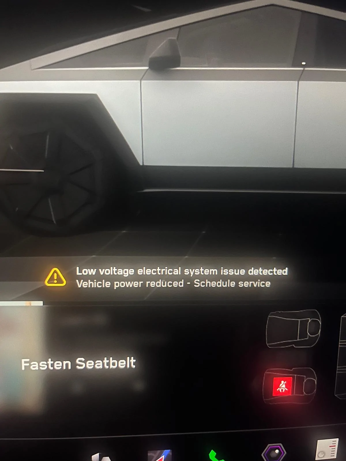 Tesla Cybertruck 32 hours in and a tow truck is on its way IMG_4219
