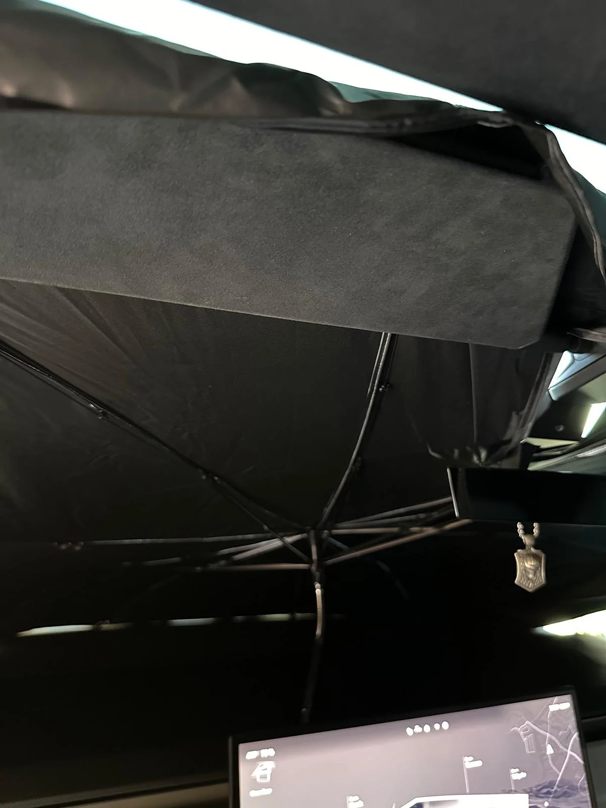 Tesla Cybertruck Potential Sunshade Option IMG_8299