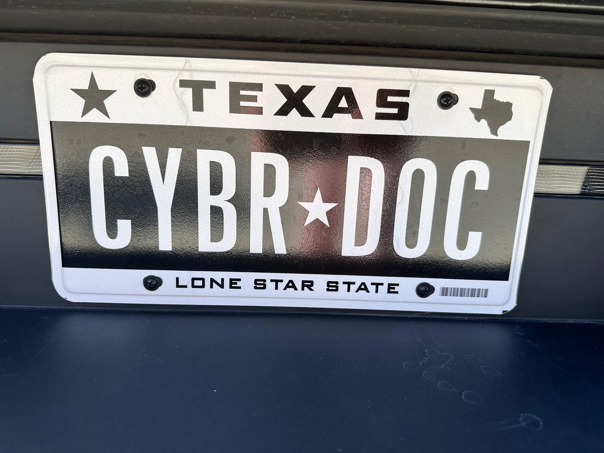 Tesla Cybertruck Custom license plate / vanity plate name for your Cybertruck? IMG_0583