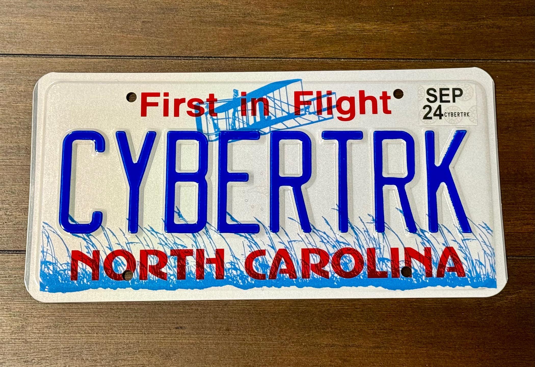 Tesla Cybertruck Custom license plate / vanity plate name for your Cybertruck? IMG_5173