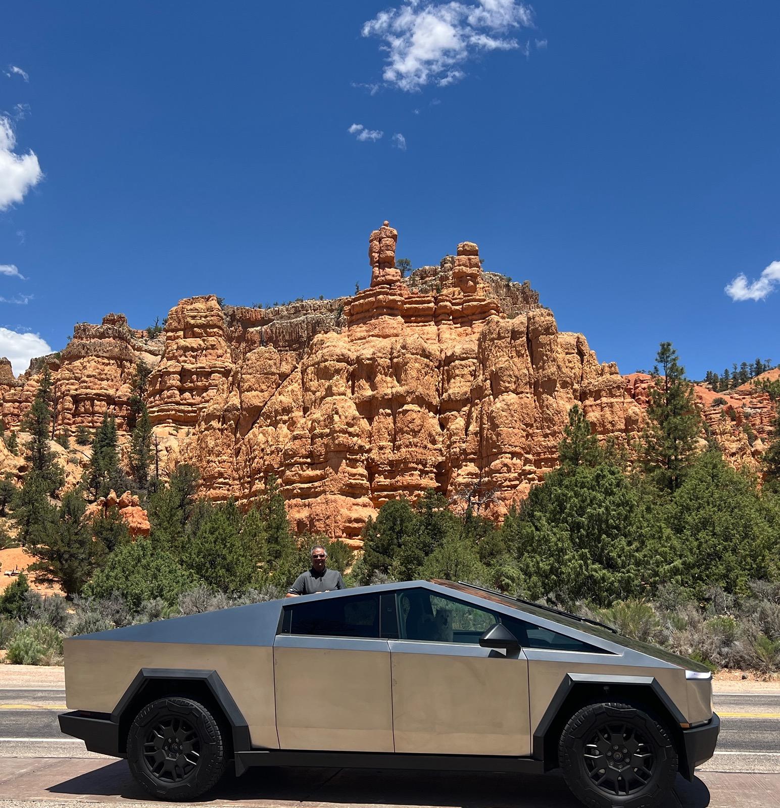 Tesla Cybertruck Utah Camping & Road Trip.  Cyberbeast Performance. Outstanding FullSizeRender