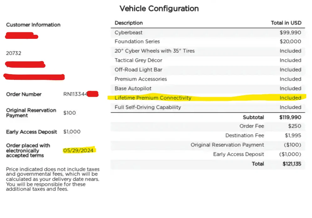 Tesla Cybertruck Foundation Series: looks like 8 years of premium internet, NOT lifetime 1718645261919-us