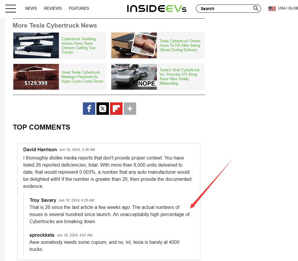 Tesla Cybertruck Cybertruck Deliveries Suspended Temporarily -- due to windshield wiper motor issue QQ图片20240618083127