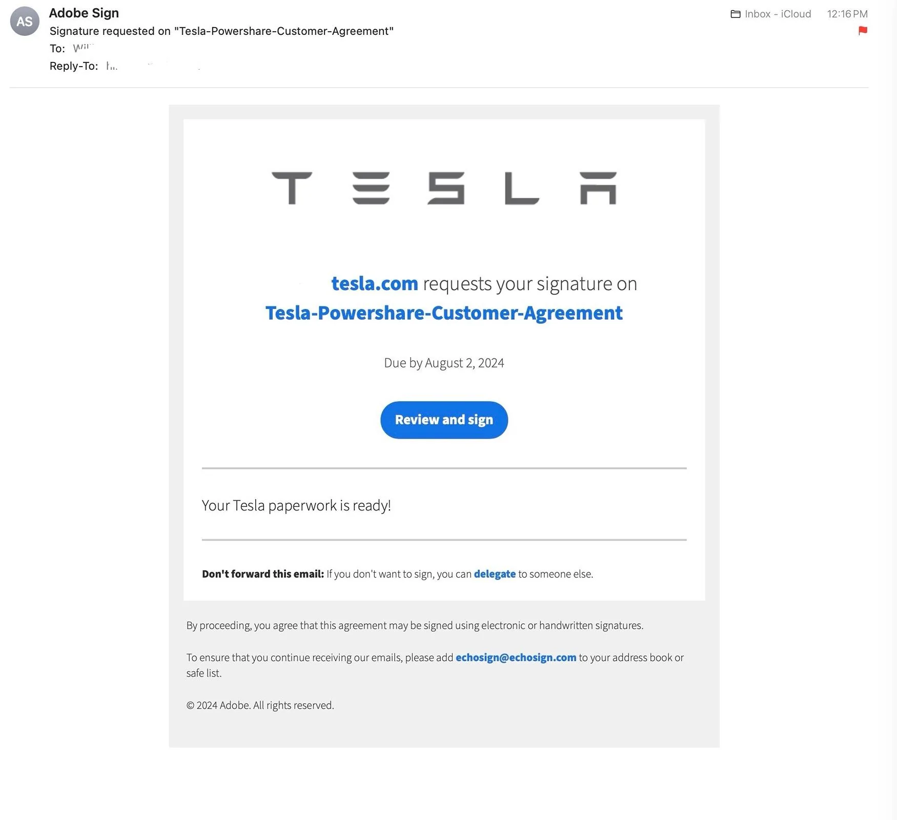 Tesla Cybertruck Powershare Customer Support Email Address Image 6-18-24 at 12.56 PM