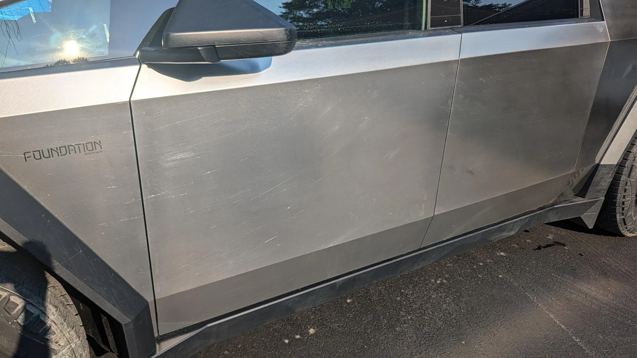 Tesla Cybertruck Awesome off-road but plastics are too soft PXL_20240617_124339763