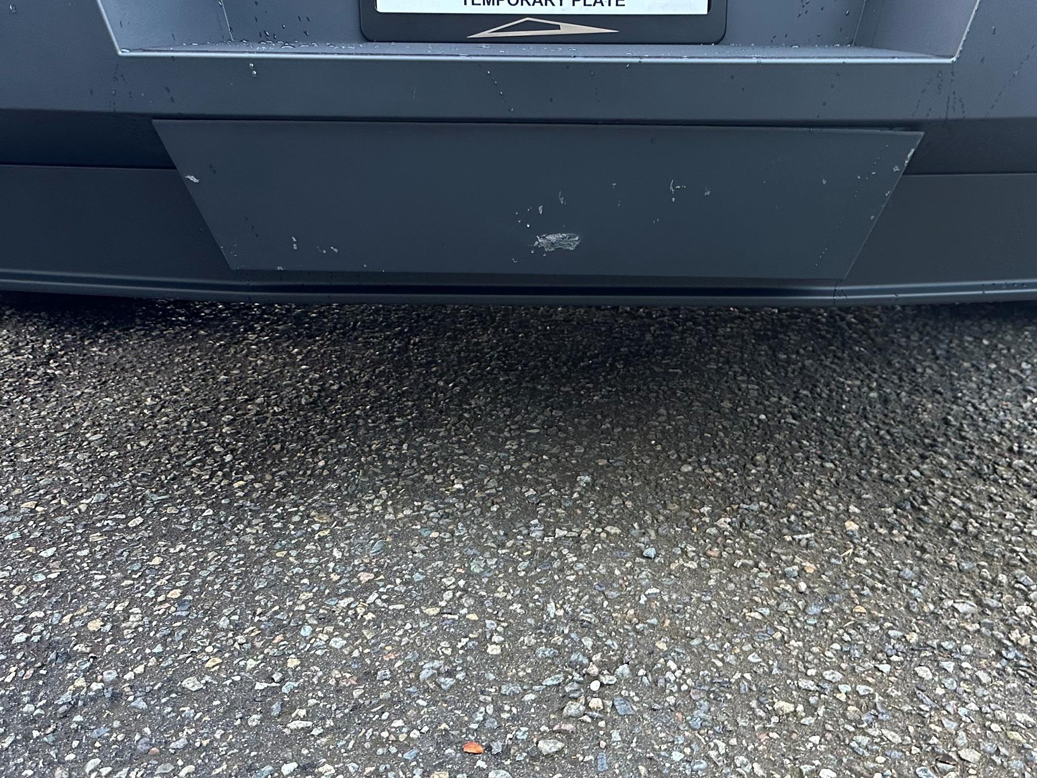 Tesla Cybertruck My Bumper! I F*ed up backing up! Replacement needed? HC