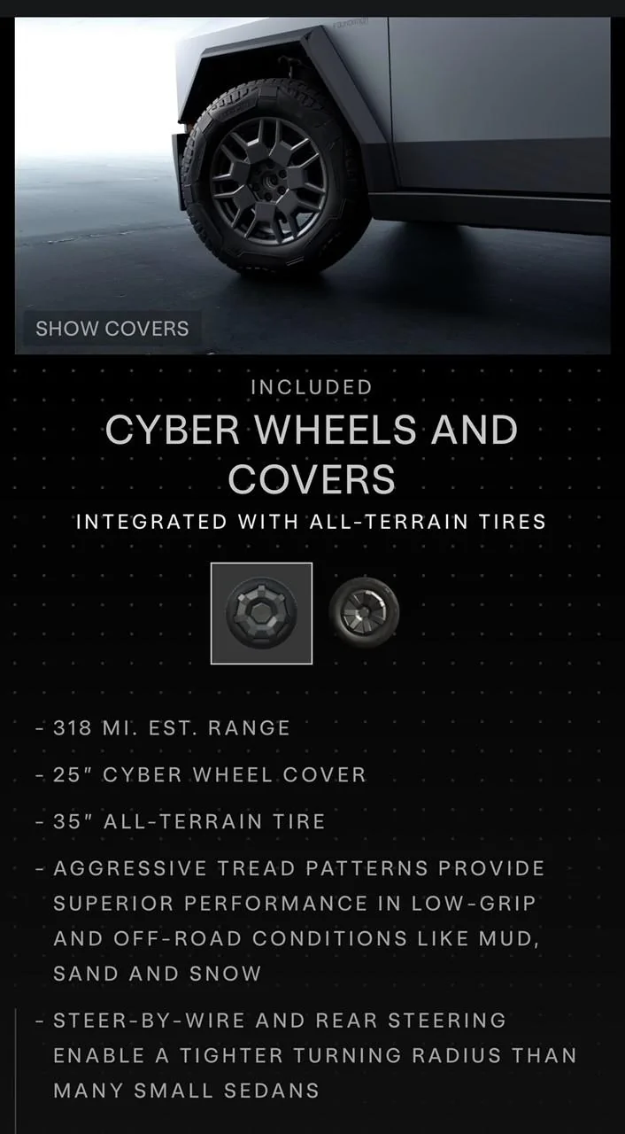 Tesla Cybertruck Tires: All-Terrain vs All-Season, which one to get? ctw1