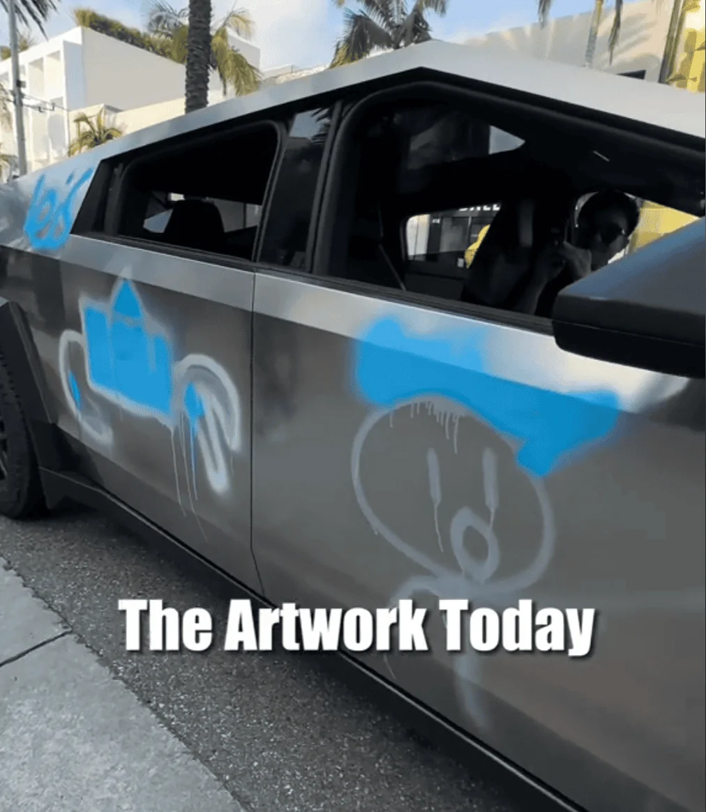 Tesla Cybertruck Cybertruck vandalism? 1718926943540-d6