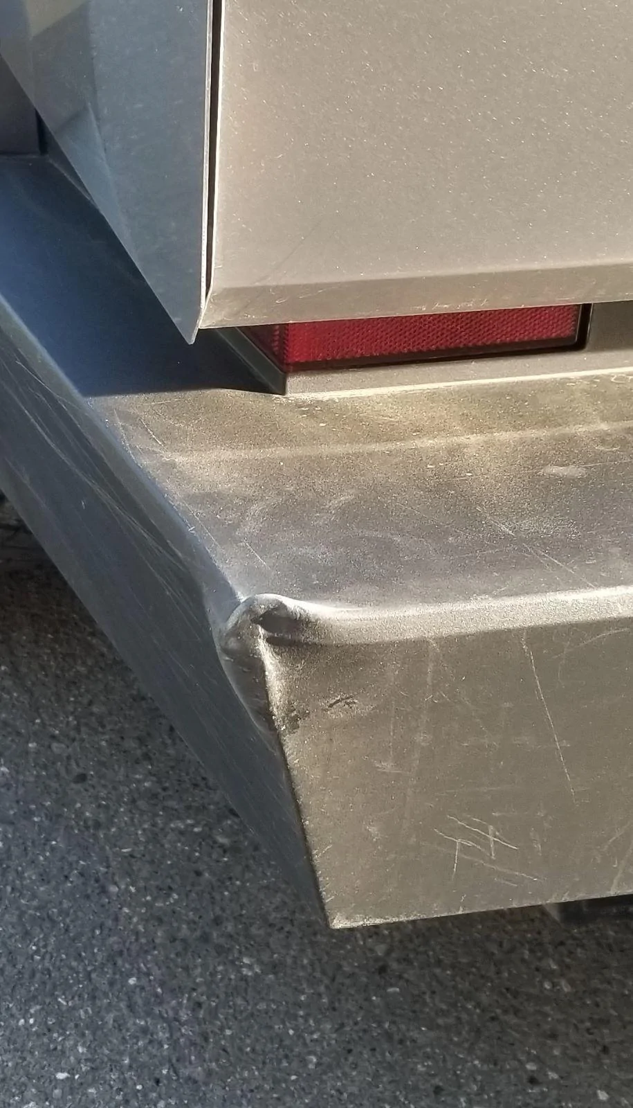 Tesla Cybertruck Cybertruck is One Tough Truck. Backed Into Tree 20240620_192609adsm