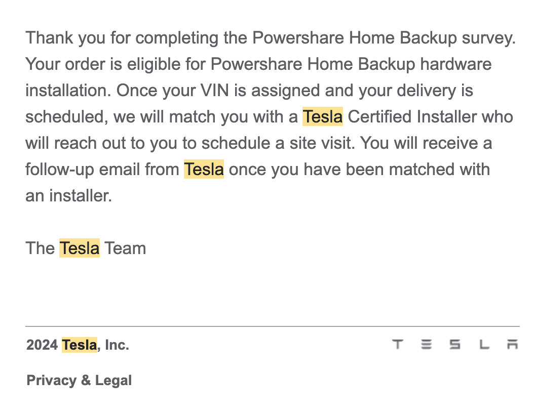 Tesla Cybertruck Tesla changed the Powershare benefit for FS CT orders - from $4000 credit to $2500 voucher 1718988789517-3