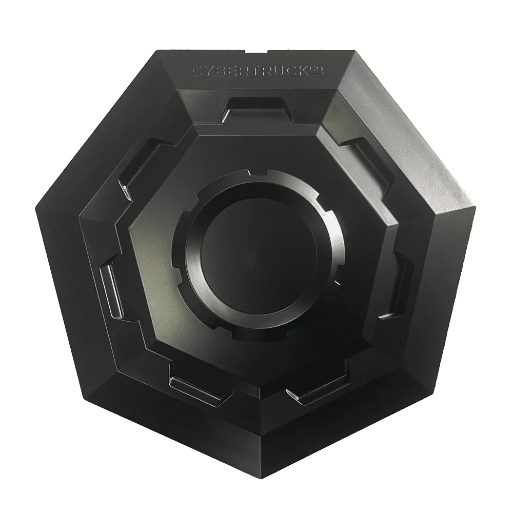 Tesla Cybertruck Official Wheel Covers Not Returning claims Tesla sales manager cybertruckco-cybertruck-snap-on-center-wheel caps-3