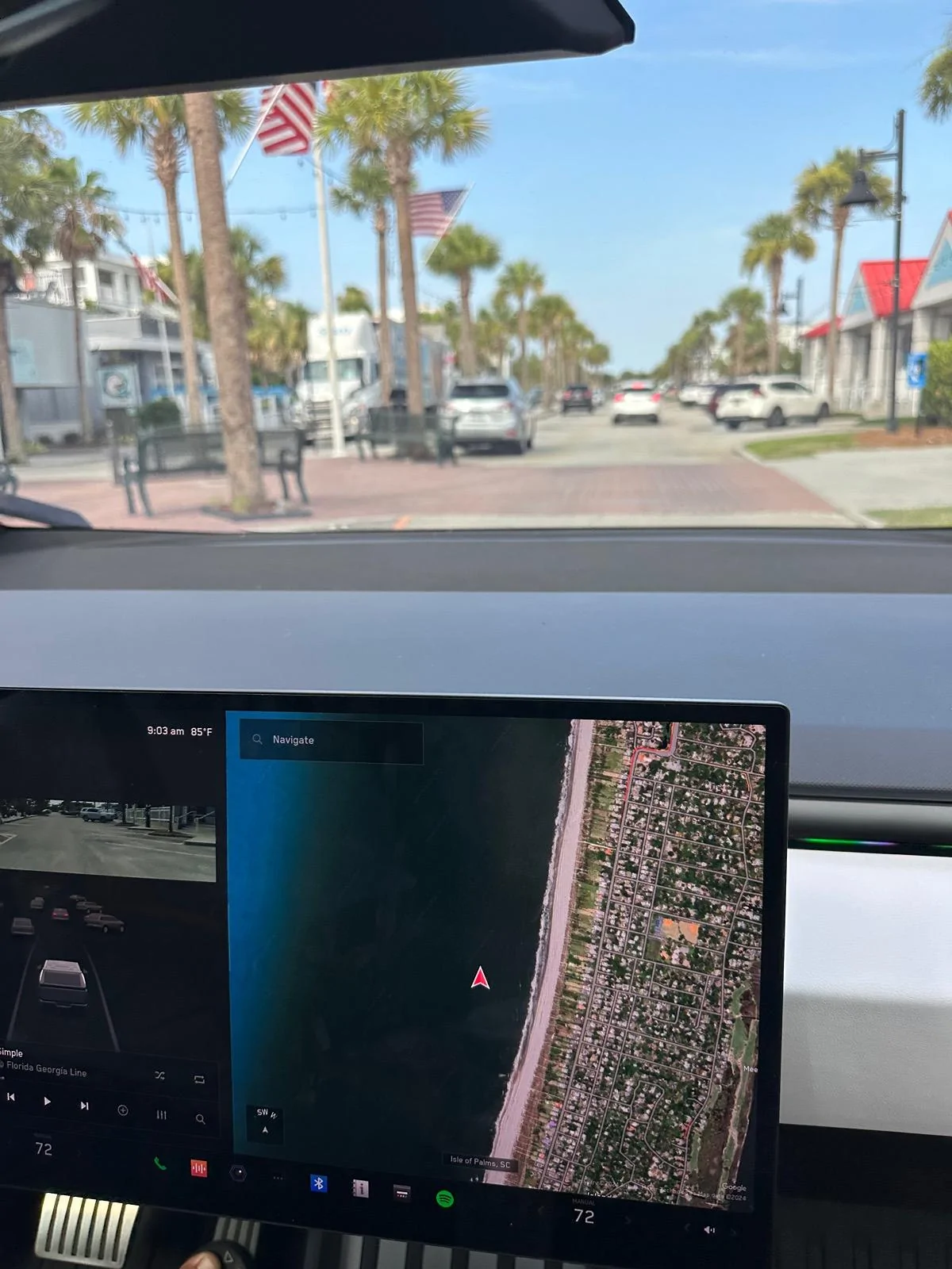 Tesla Cybertruck Navigation gone haywire -- (easy 3 second fix) IMG_7150