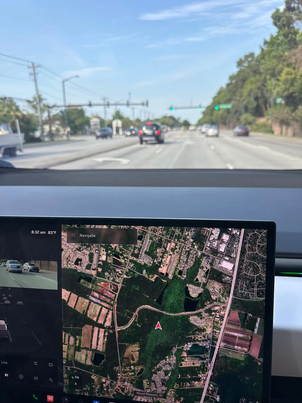 Tesla Cybertruck Navigation gone haywire -- (easy 3 second fix) IMG_7148