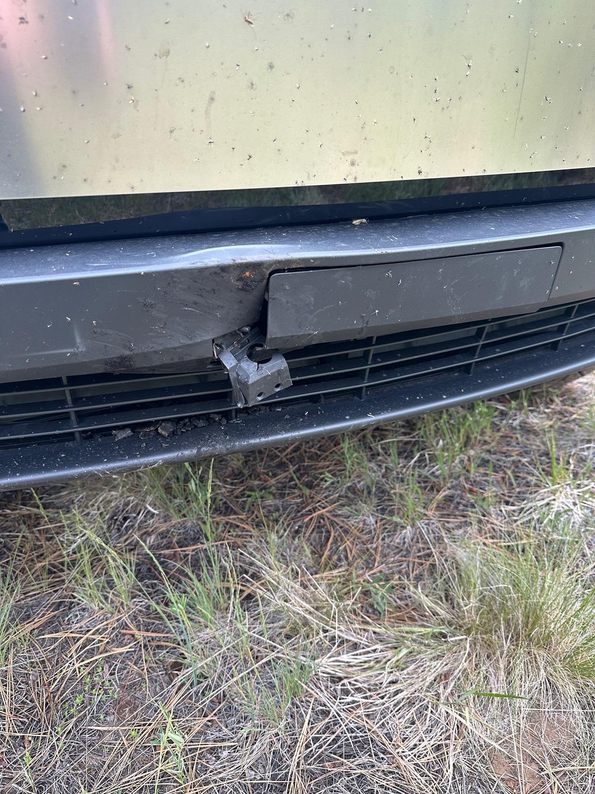 Tesla Cybertruck Front end / bumper damage isn’t cheap - almost $3K repair bill (parts list attached) IMG_4064